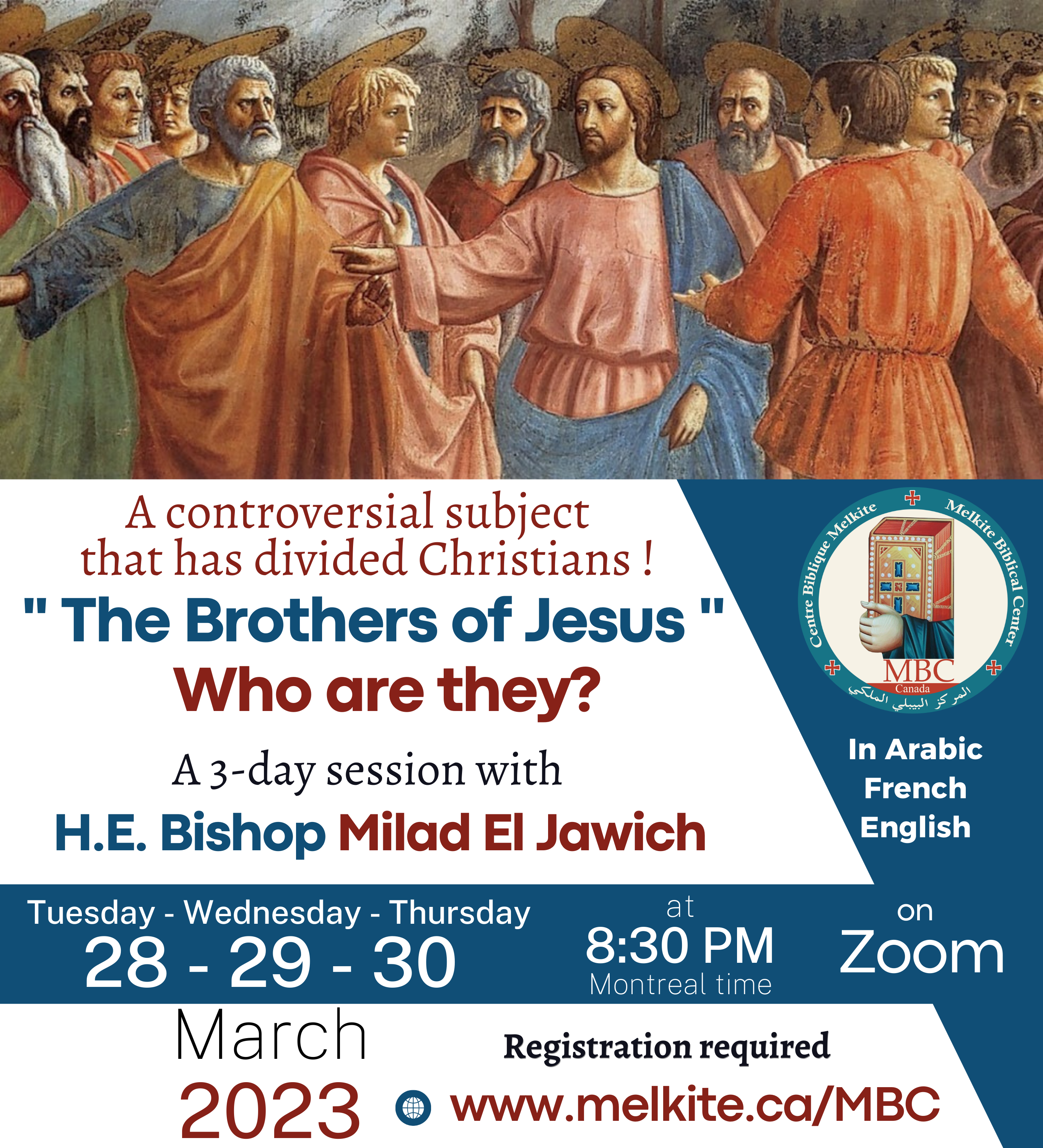 ANG – Jésus avait-il des frères – 29-30-31 mars 2023